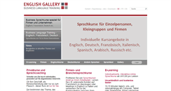 Desktop Screenshot of english-gallery.ch